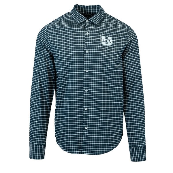 U-State Gridded Button-Down Women's T-Shirt